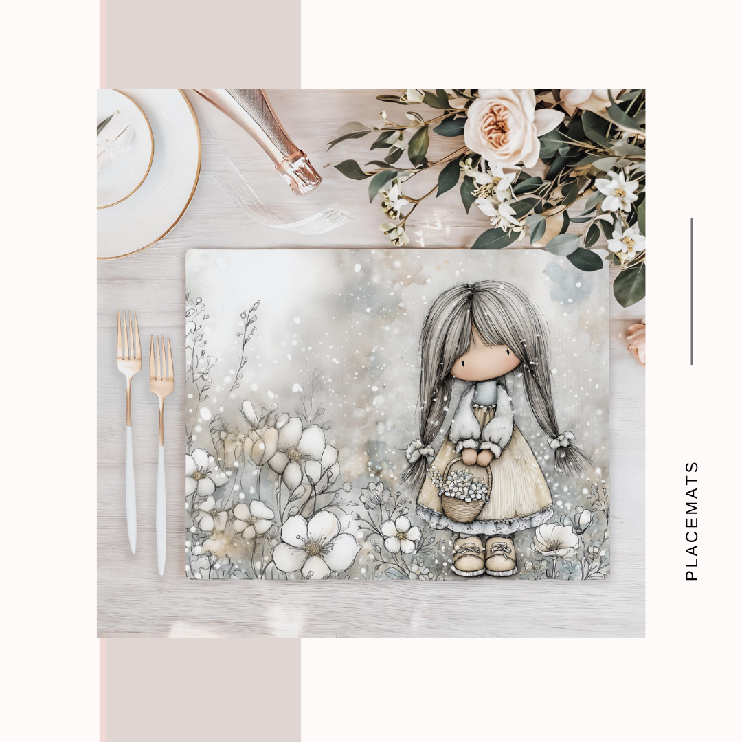Wooden Placemats – (Set of 6) Winter / Xmas