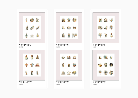 Sticker Sheets Nativity