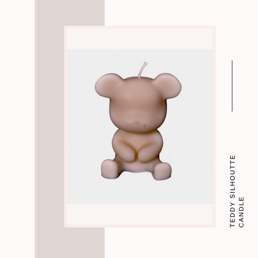Teddy Silhouette Candle