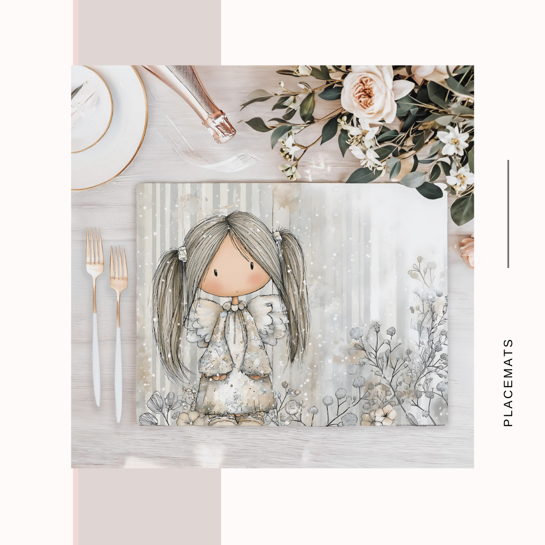 Wooden Placemats – (Set of 6) Winter / Xmas