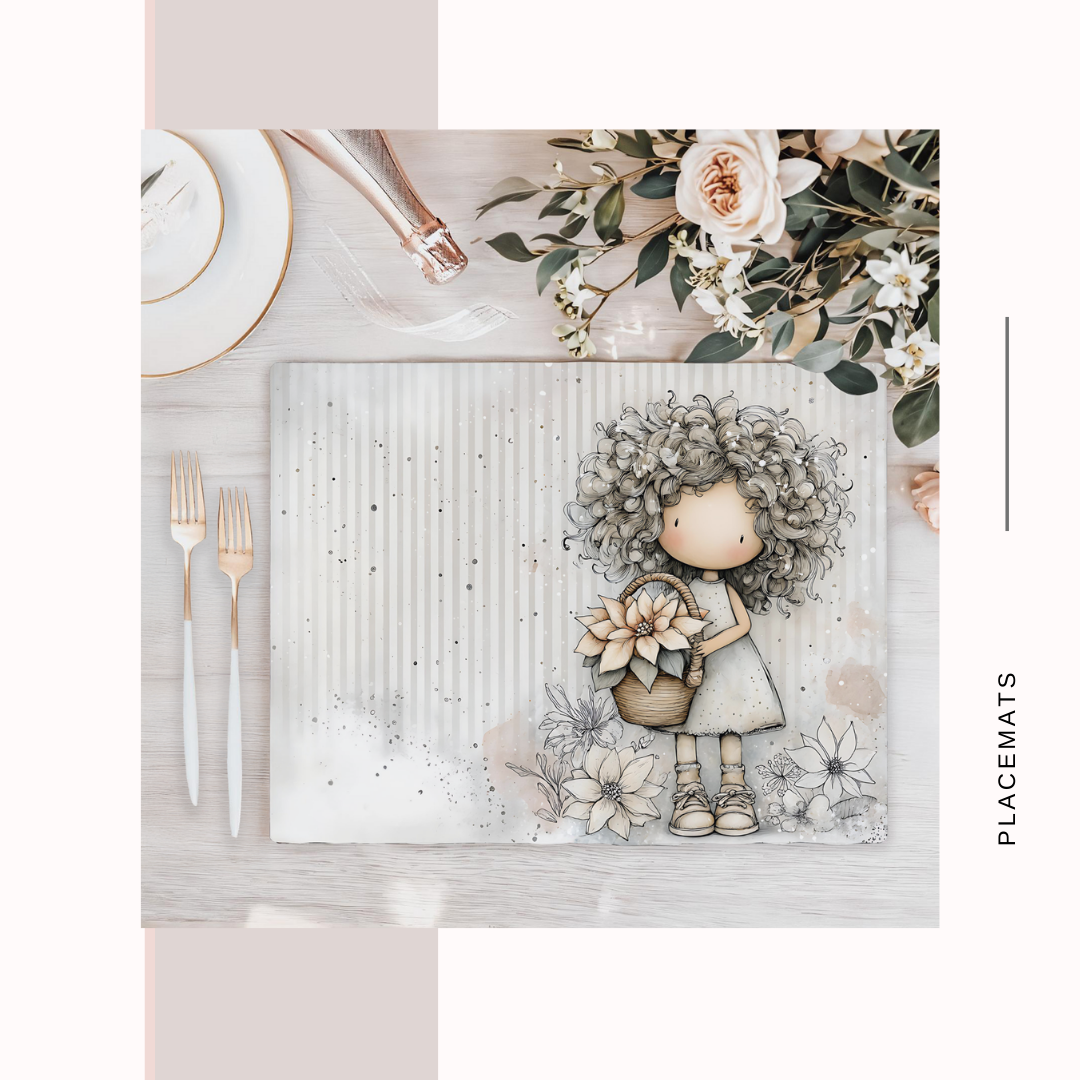 Wooden Placemats – (Set of 6) Winter / Xmas