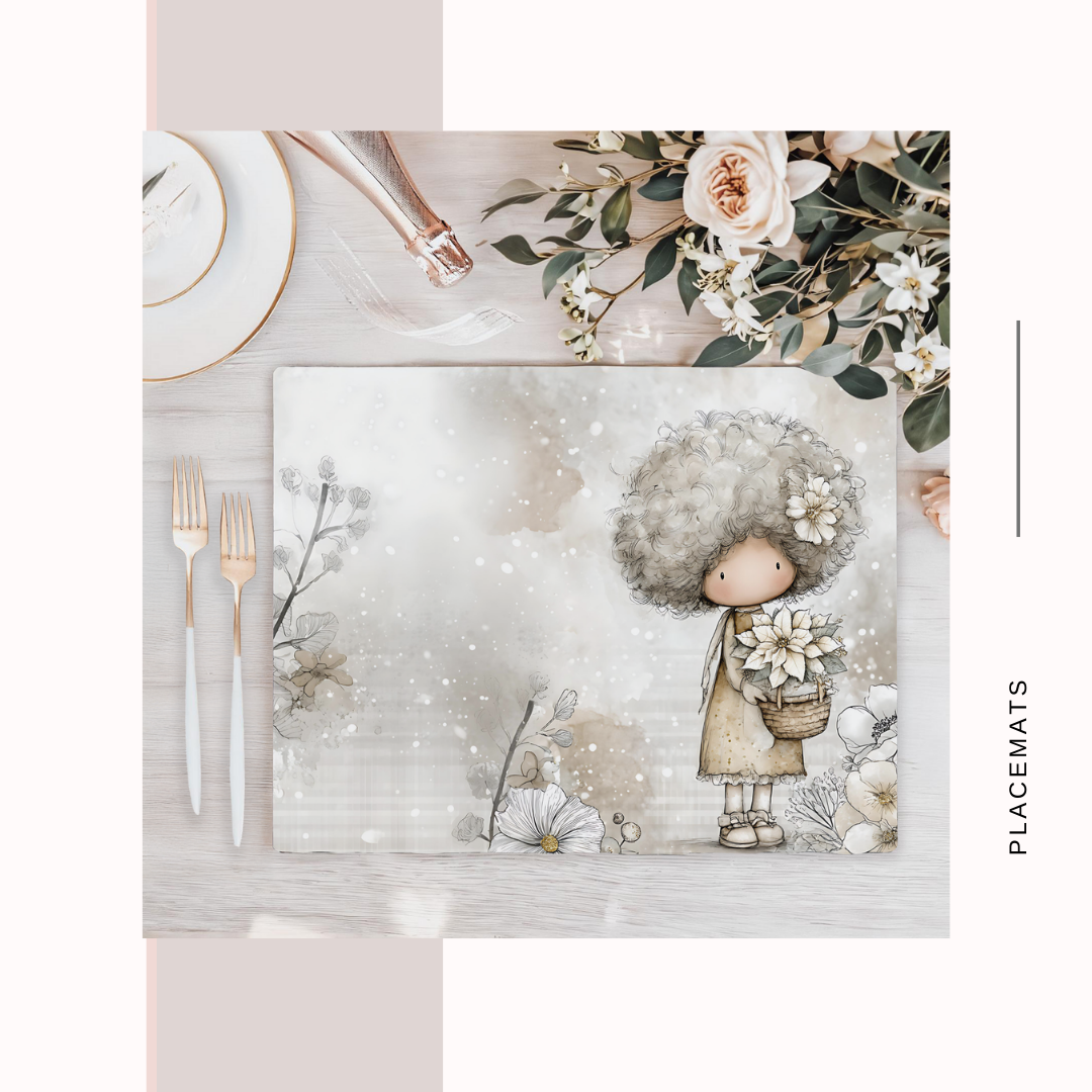 Wooden Placemats – (Set of 6) Winter / Xmas