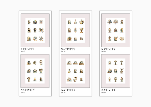 Sticker Sheets Nativity