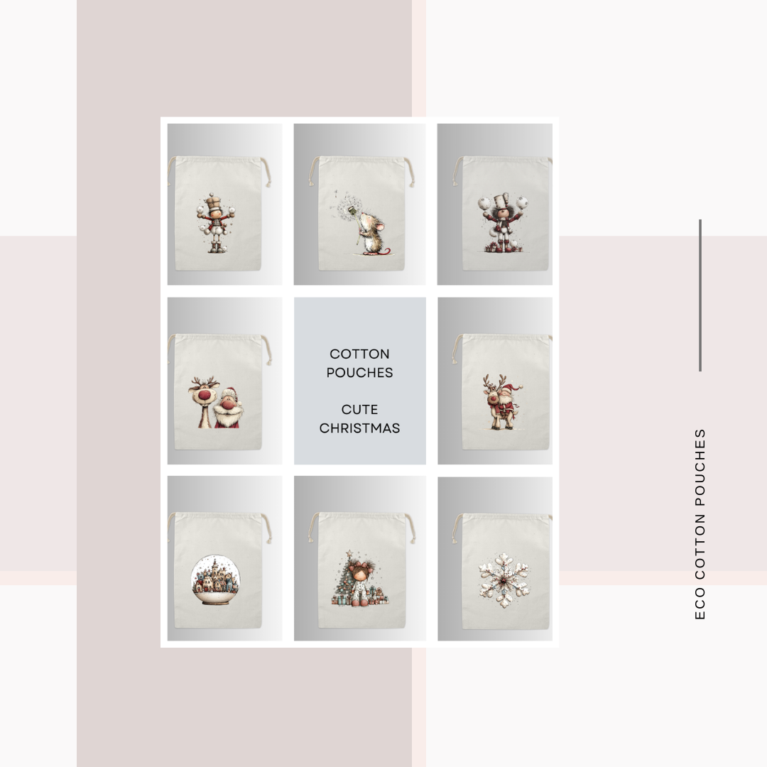 Cotton Cloth Little Tail Pouches