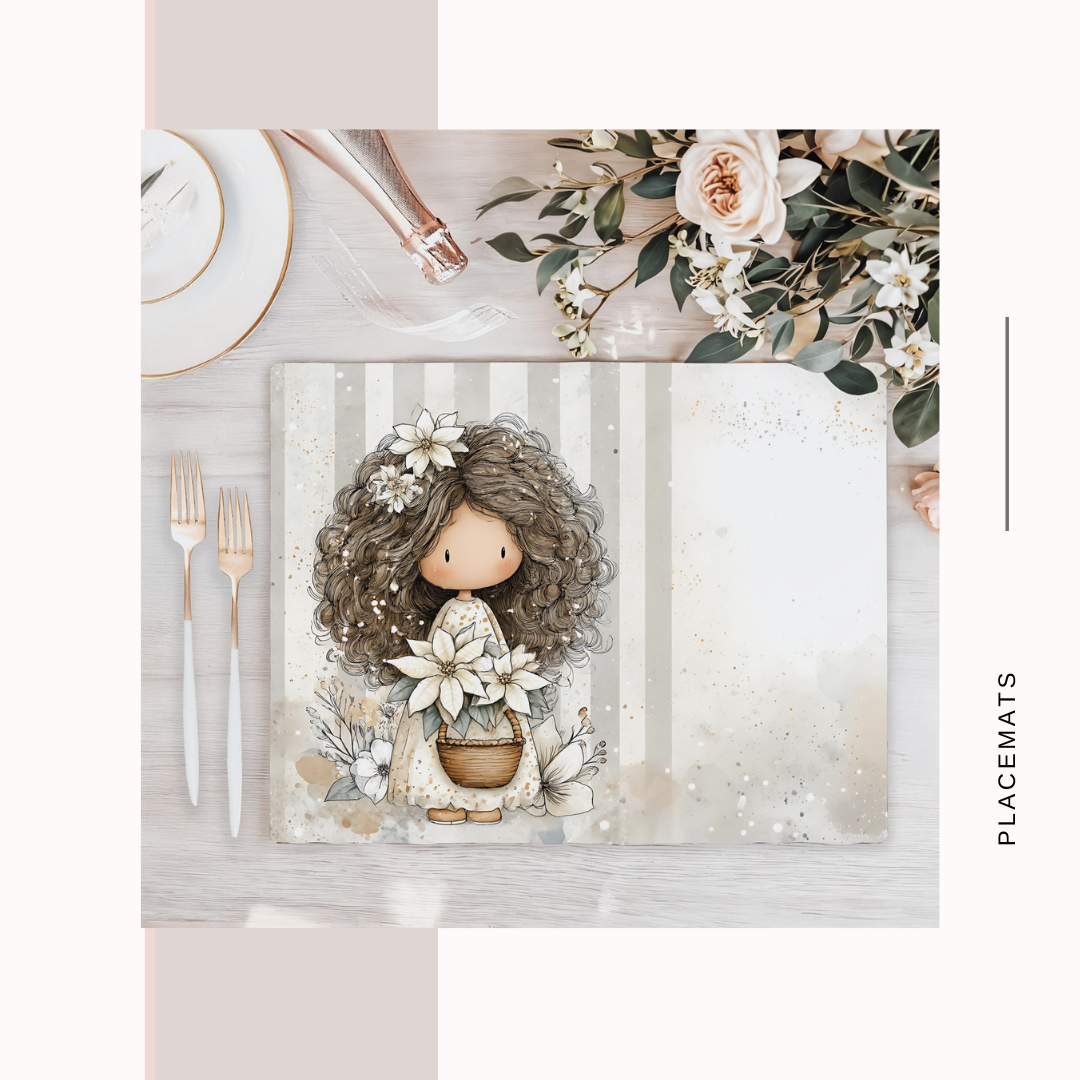 Wooden Placemats – (Set of 6) Winter / Xmas
