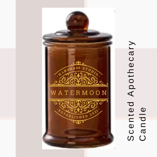 Amber Apothecary Jar Candle