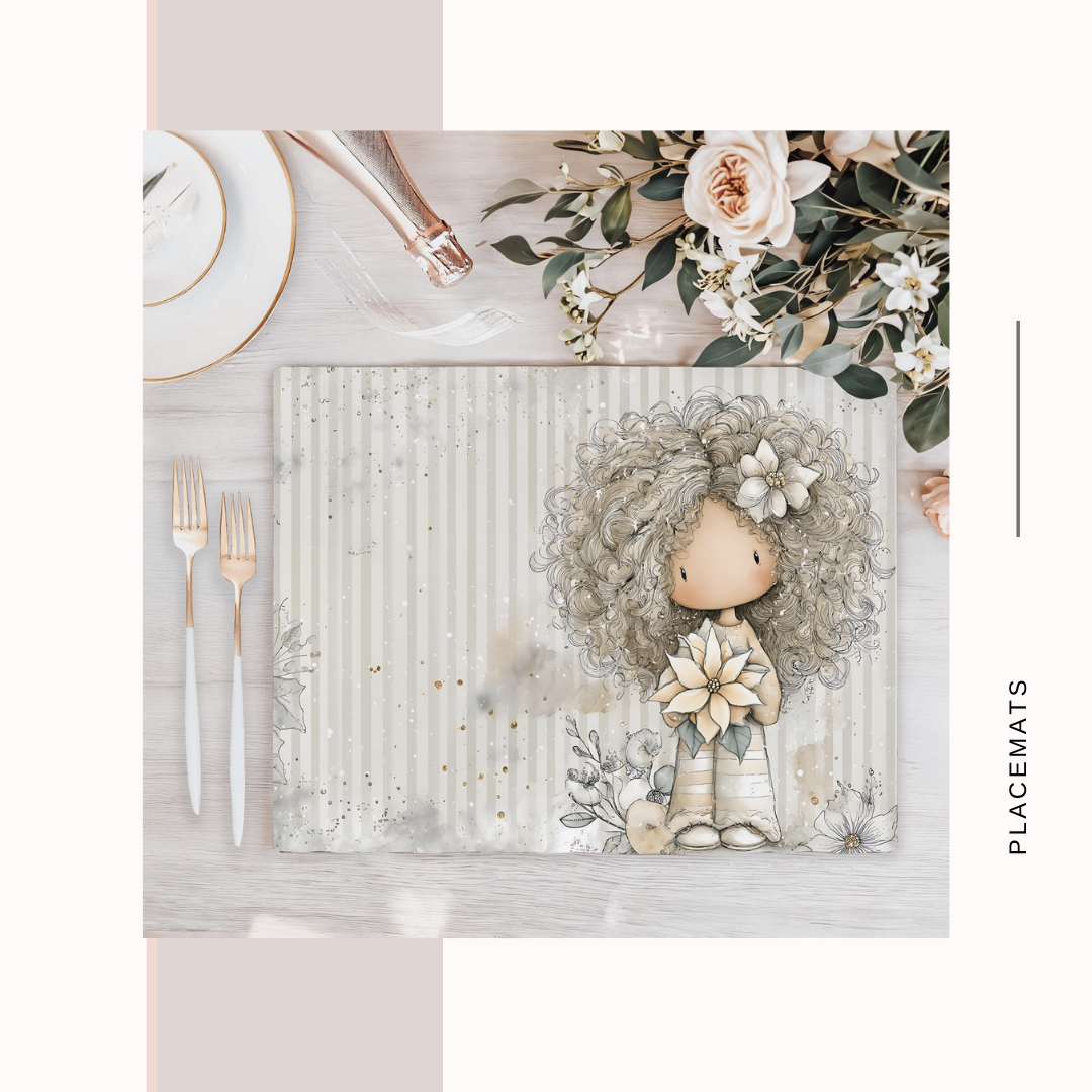 Wooden Placemats – (Set of 6) Winter / Xmas