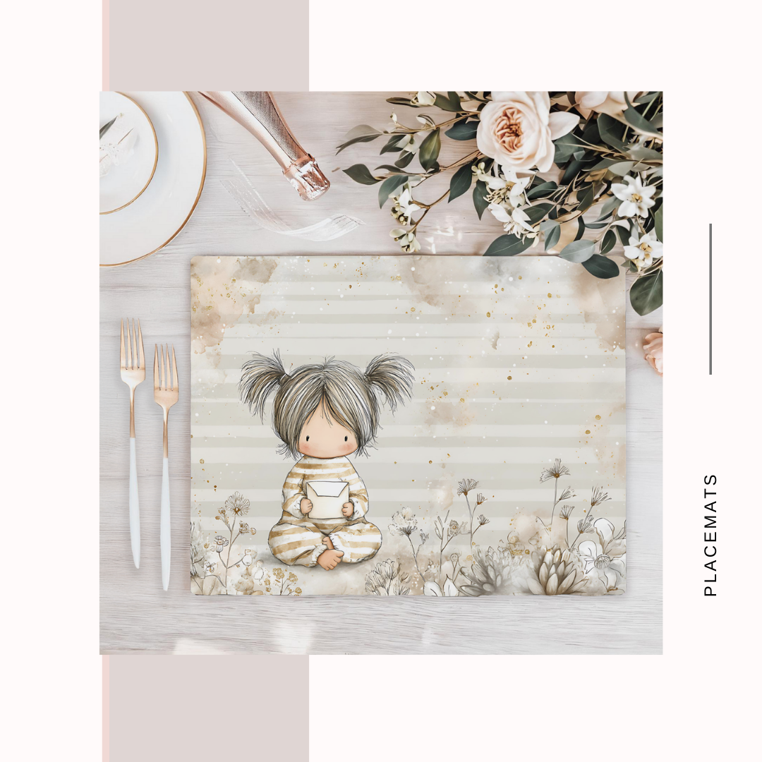 Wooden Placemats – (Set of 6) Winter / Xmas