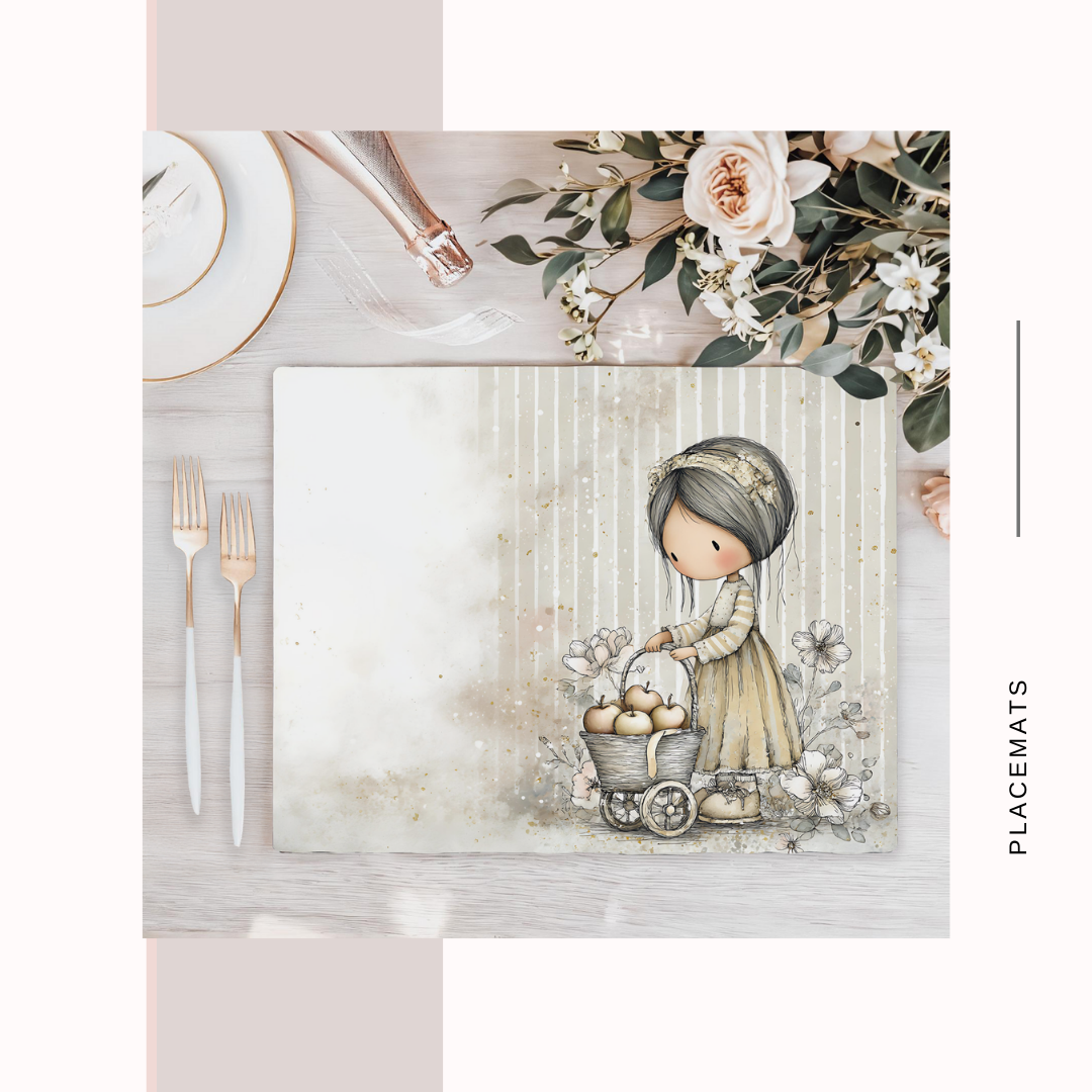 Wooden Placemats – (Set of 6) Winter / Xmas
