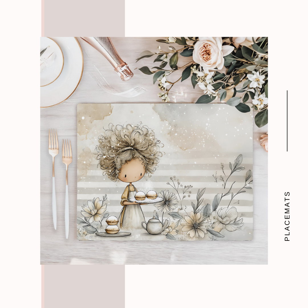 Wooden Placemats – (Set of 6) Winter / Xmas