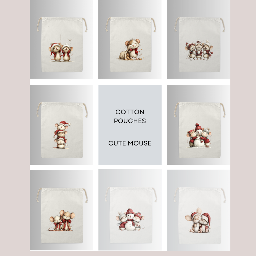 Cotton Cloth Little Tail Pouches