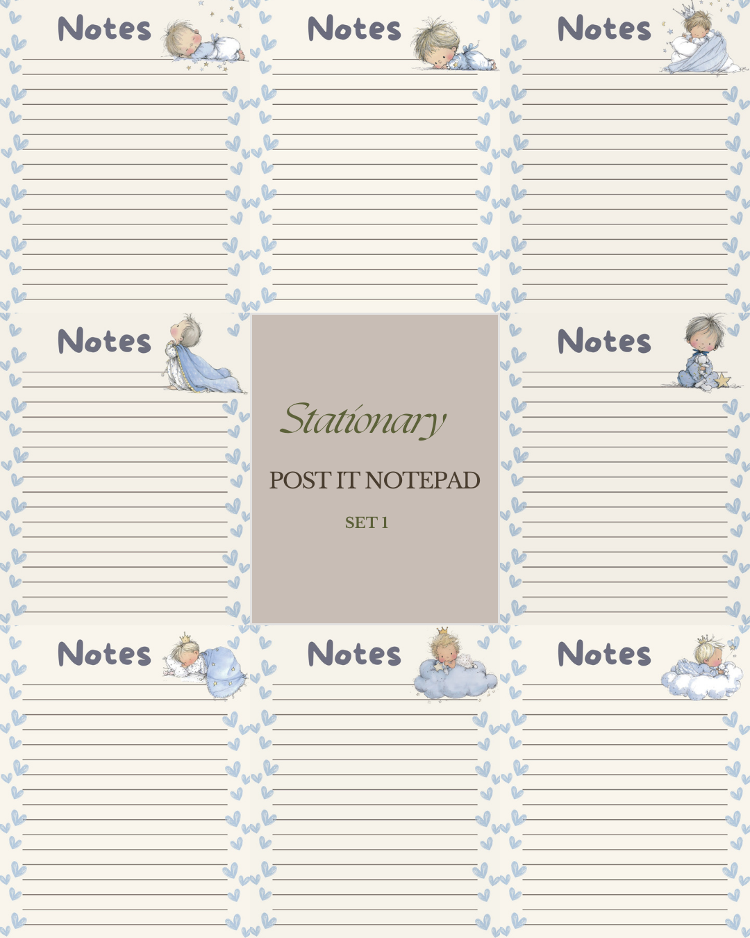 Illustrated Notepads (Set of 6)
