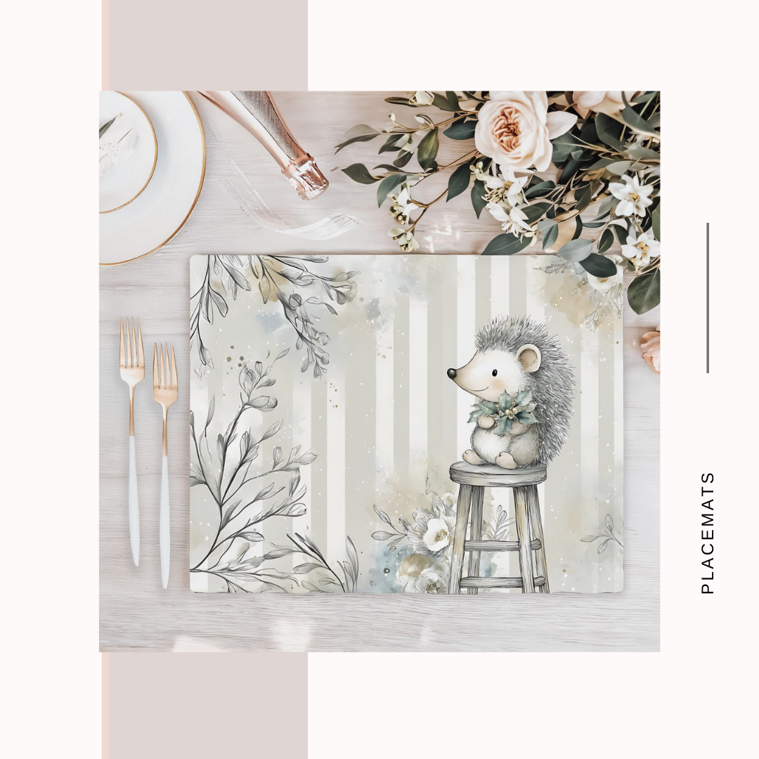 Wooden Placemats – (Set of 6) Winter Wonderland