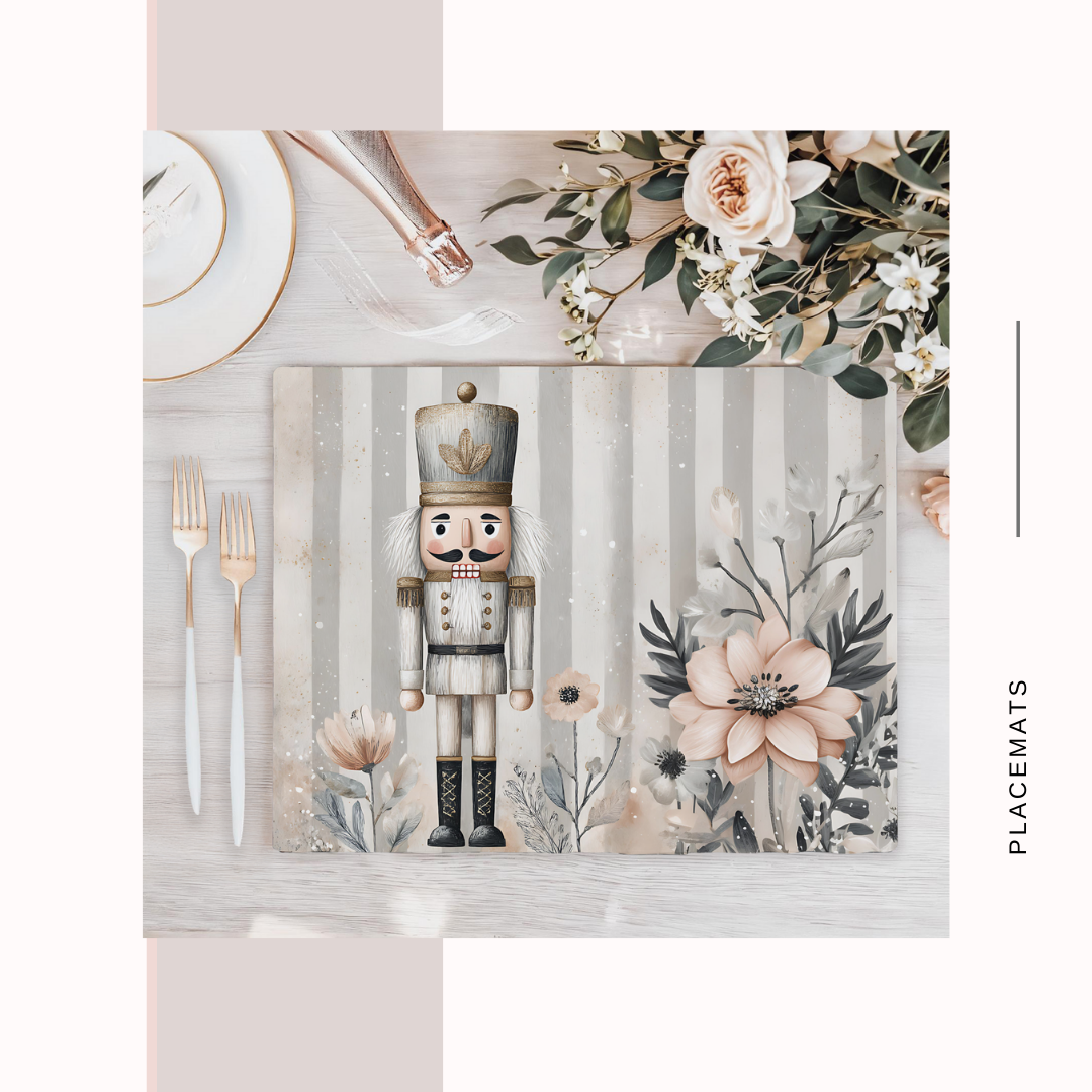 Wooden Placemats – (Set of 6) Winter / Xmas