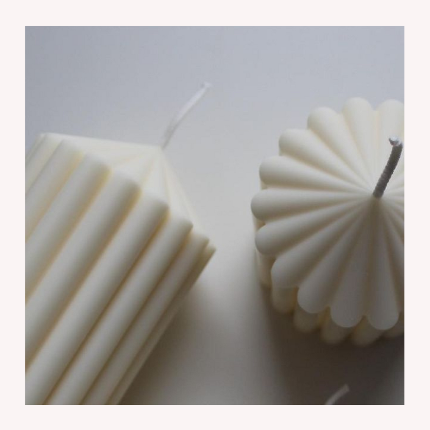 Ribbed Pillar candles