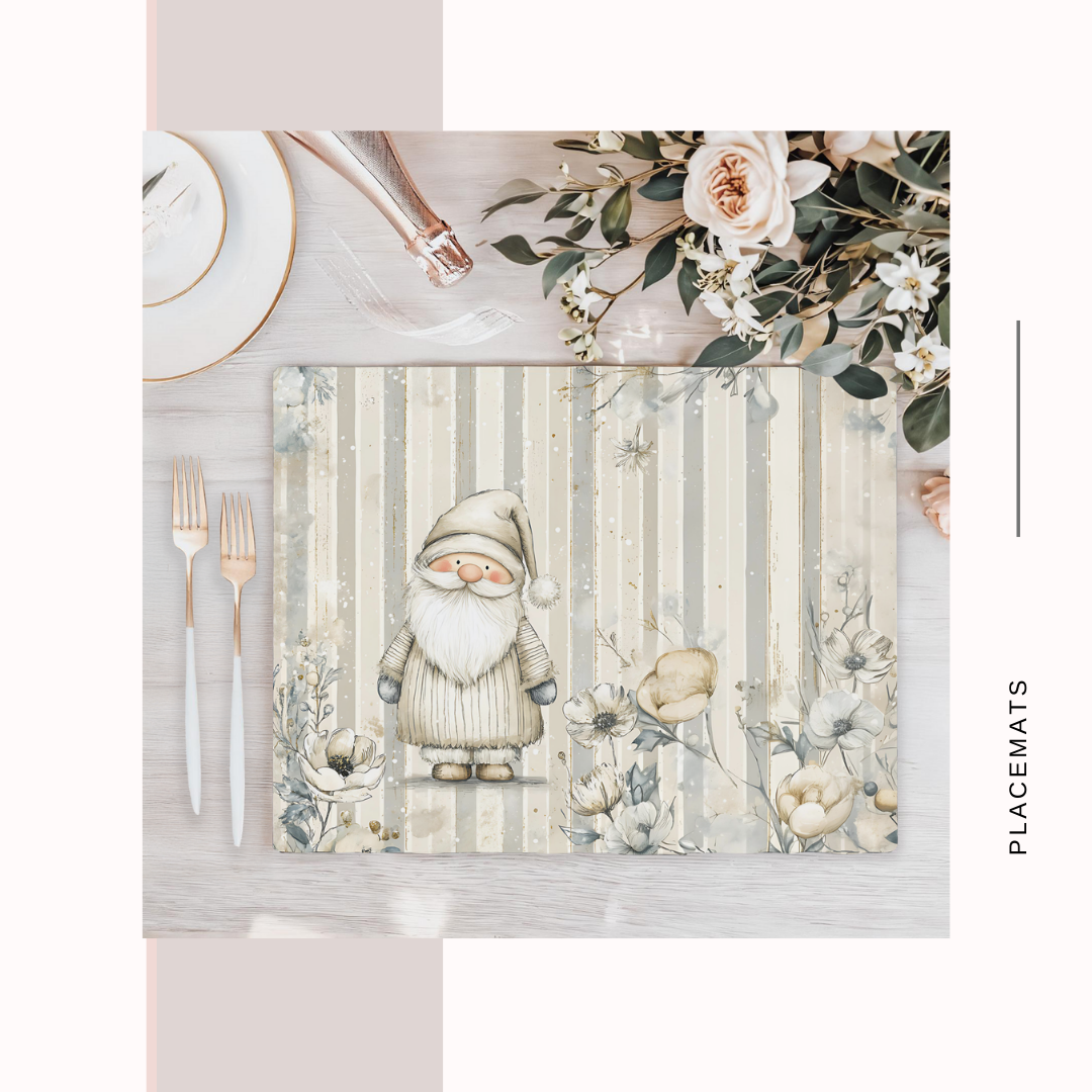 Wooden Placemats – (Set of 6) Winter / Xmas