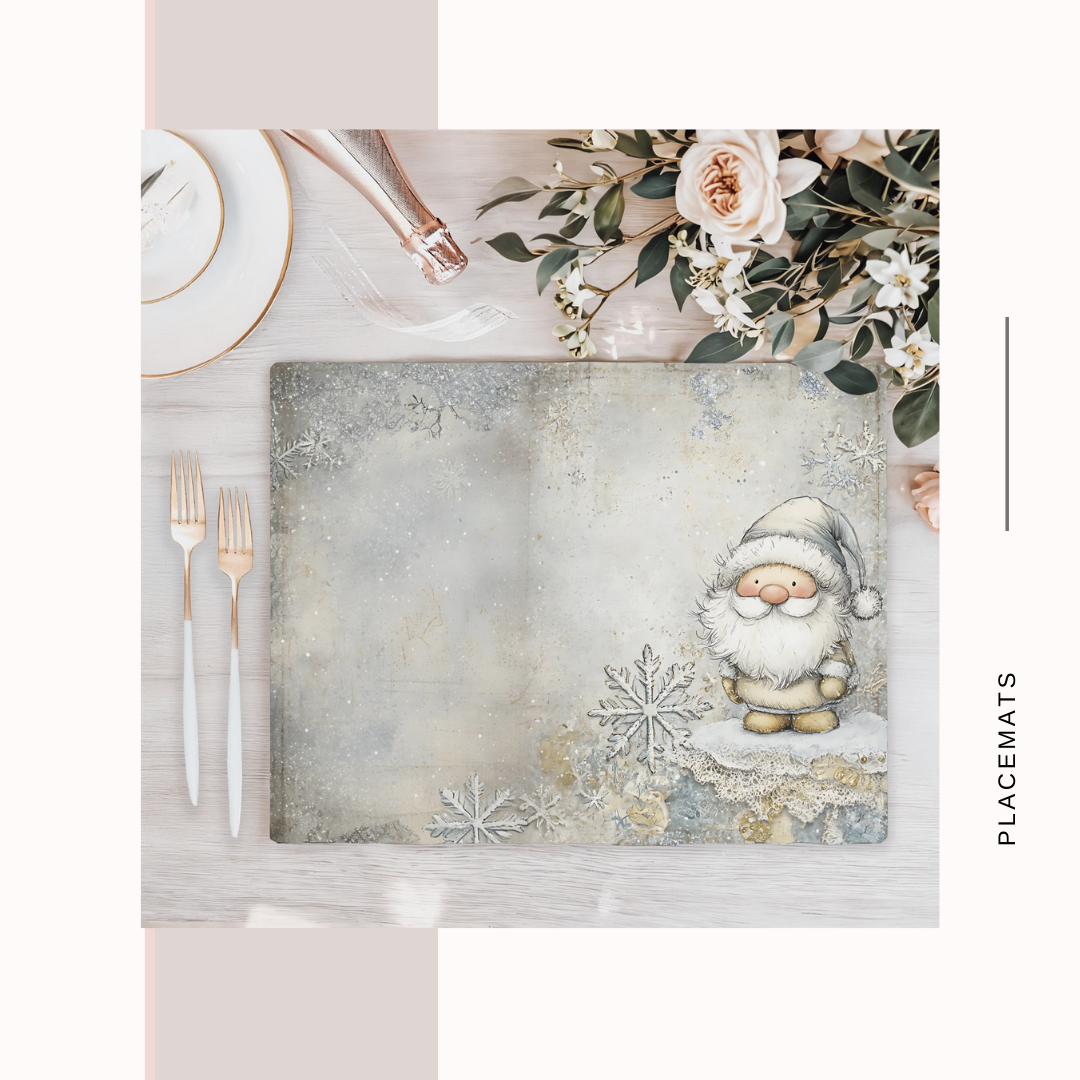 Wooden Placemats – (Set of 6) Winter Wonderland