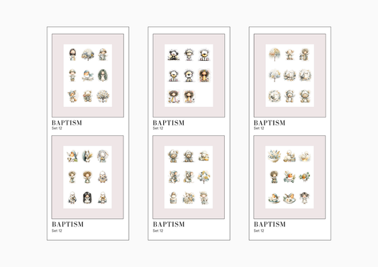 Sticker Sheets Baptism