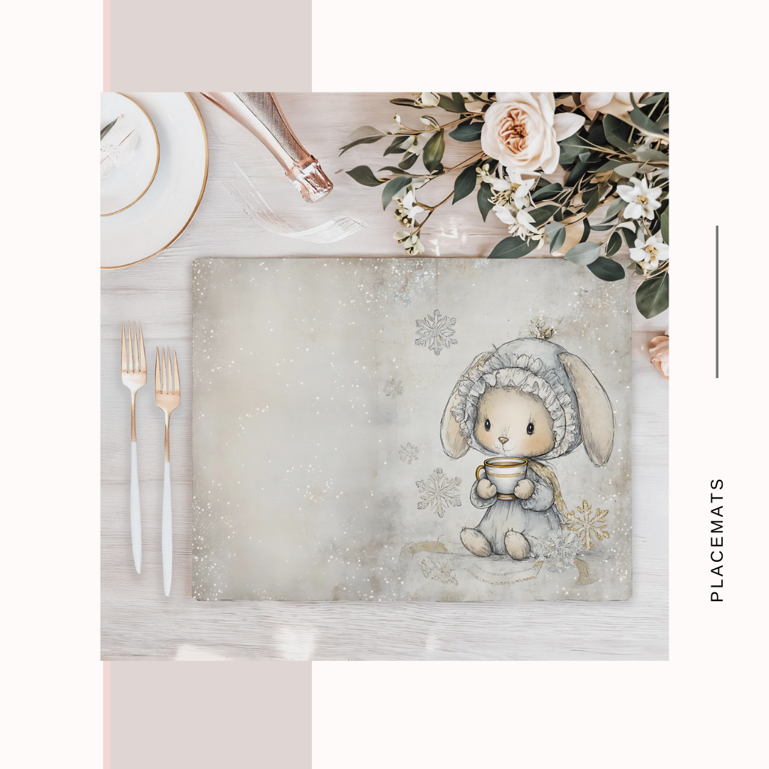 Wooden Placemats – (Set of 6) Winter / Xmas