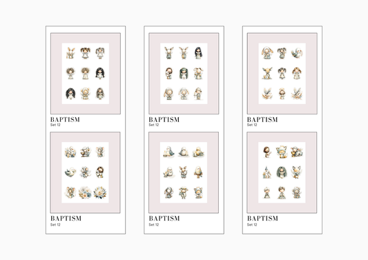 Sticker Sheets Baptism