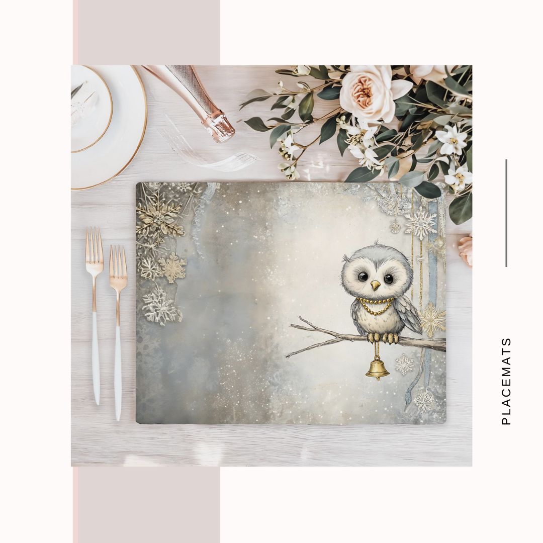 Wooden Placemats – (Set of 6) Winter Wonderland