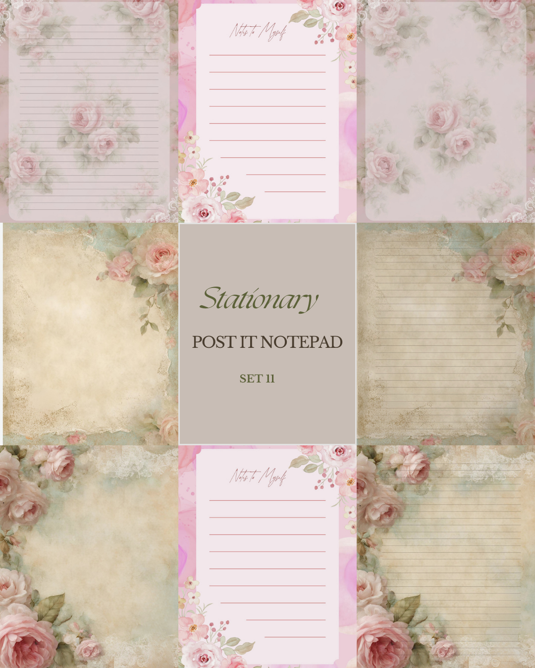 Illustrated Notepads (Set of 6)