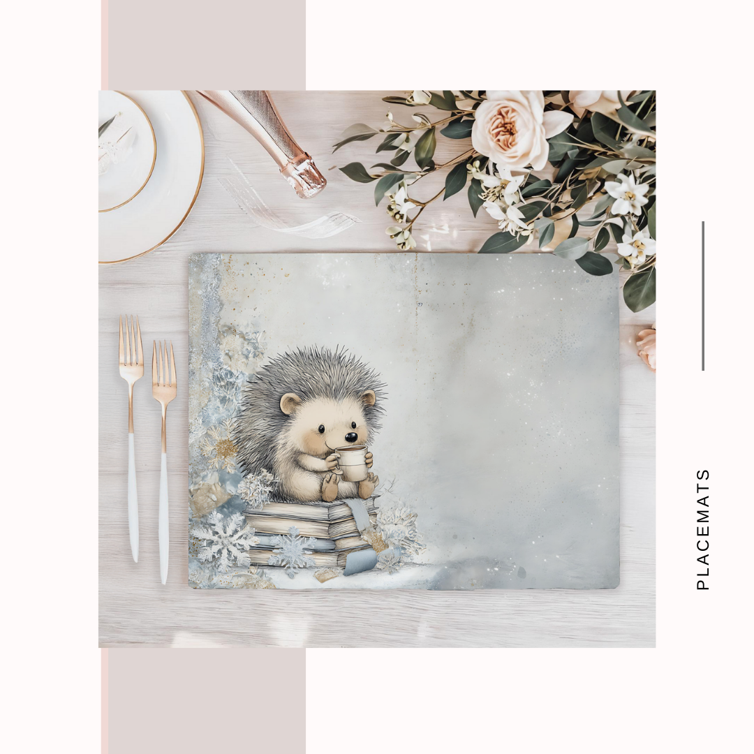 Wooden Placemats – (Set of 6) Winter Wonderland