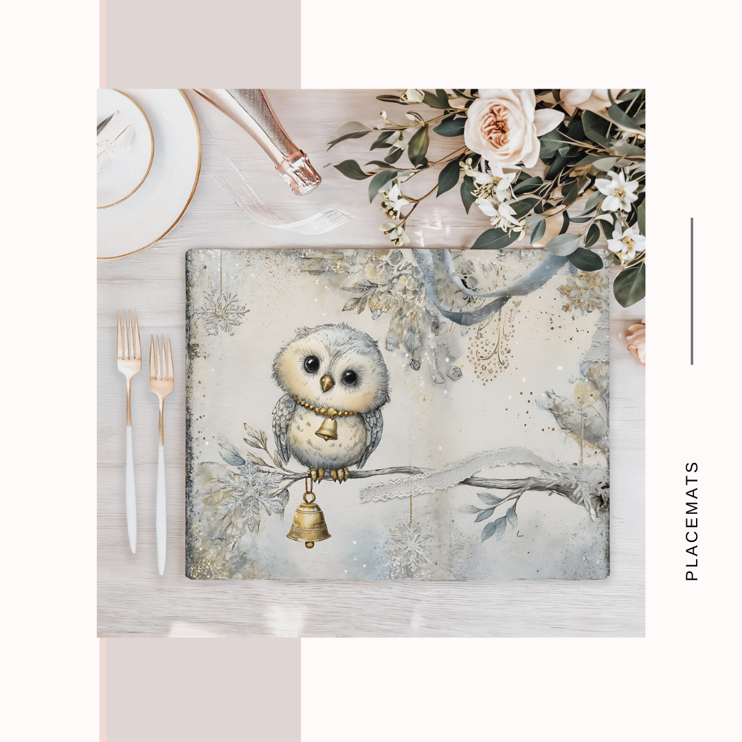 Wooden Placemats – (Set of 6) Winter Wonderland