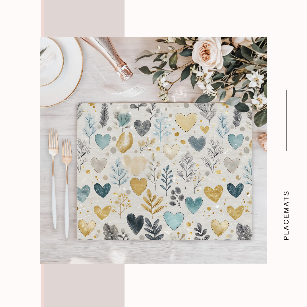 Wooden Placemats – (Set of 6) Green House