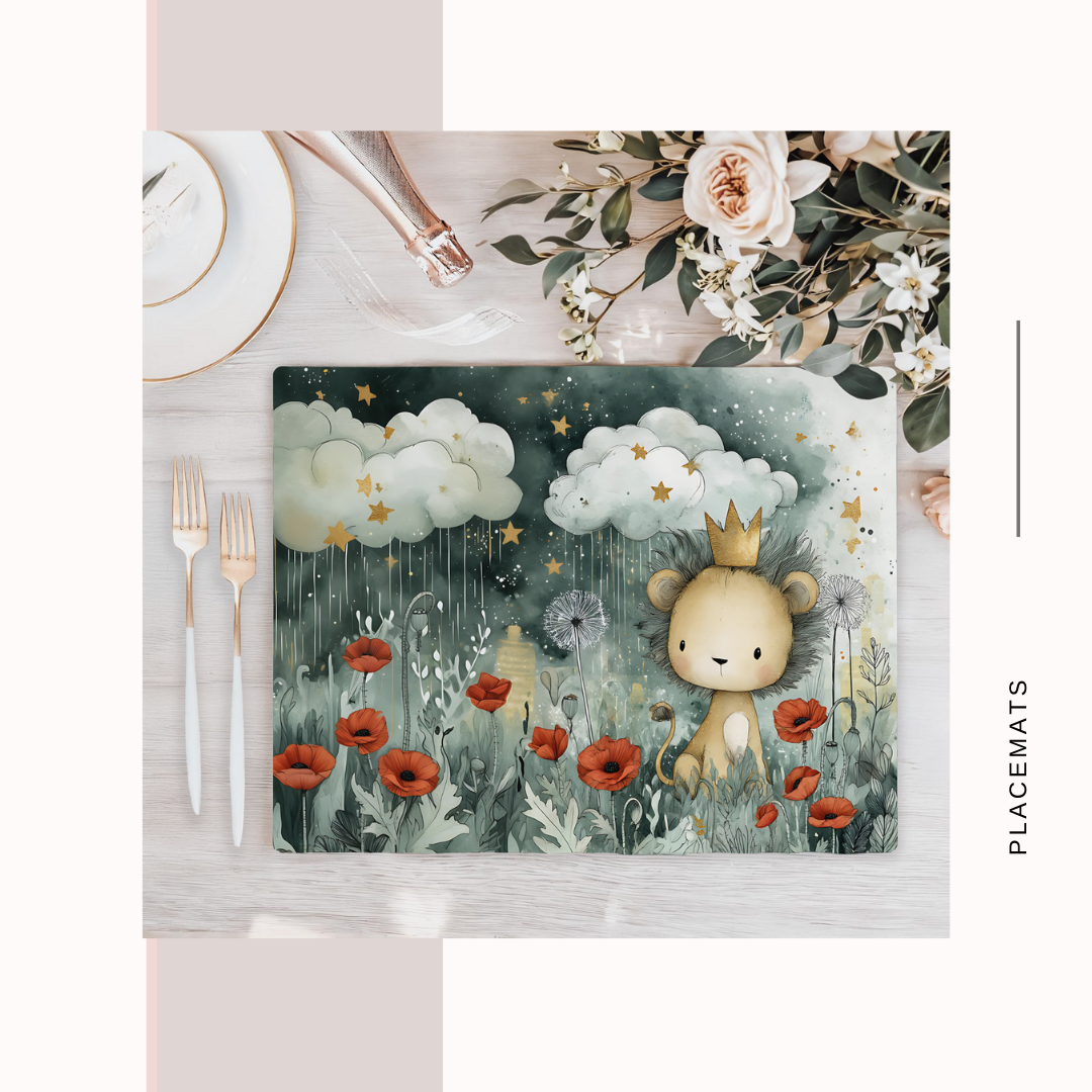 Wooden Placemats – (Set of 6) Halloween