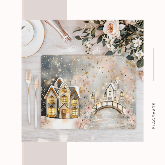 Wooden Placemats – (Set of 6) New year