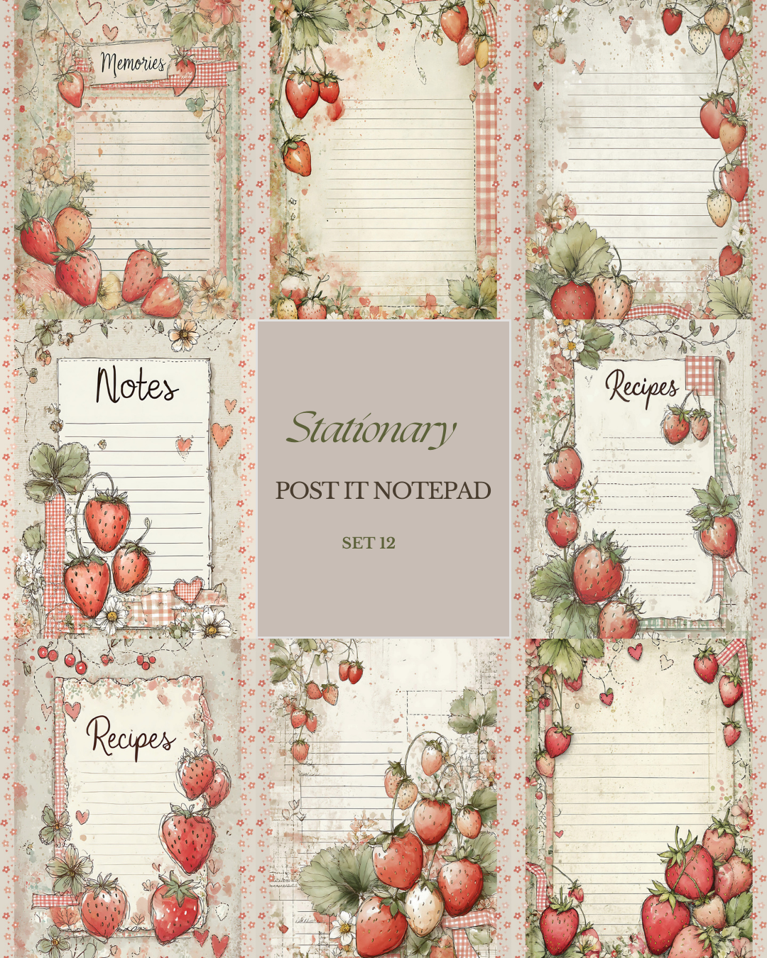 Illustrated Notepads (Set of 6)