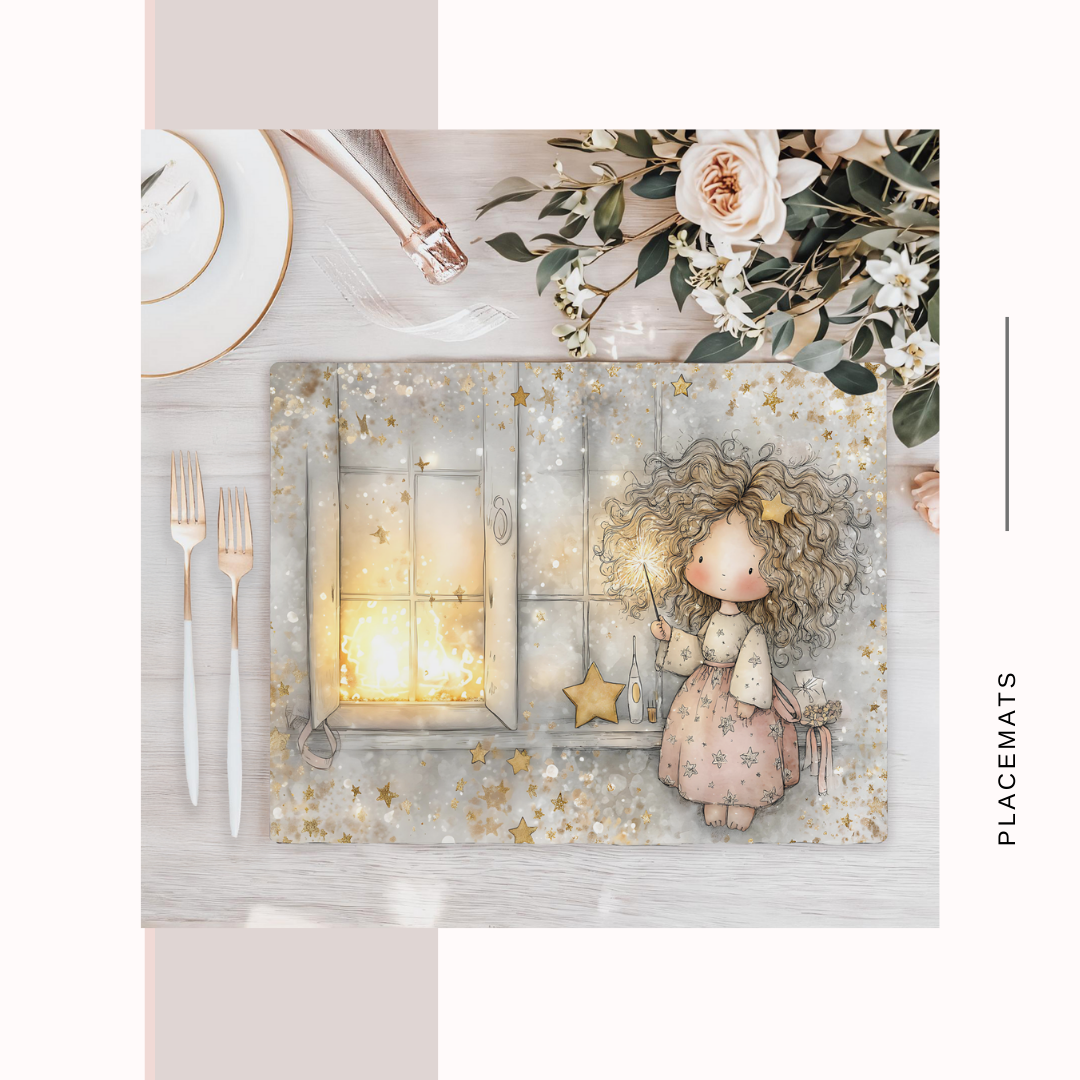 Wooden Placemats – (Set of 6) New year