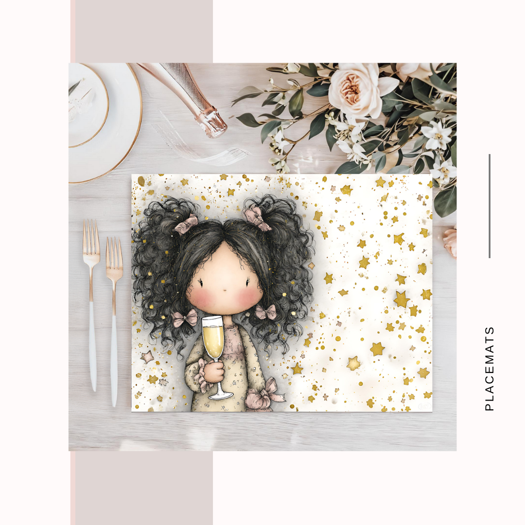 Wooden Placemats – (Set of 6) New year