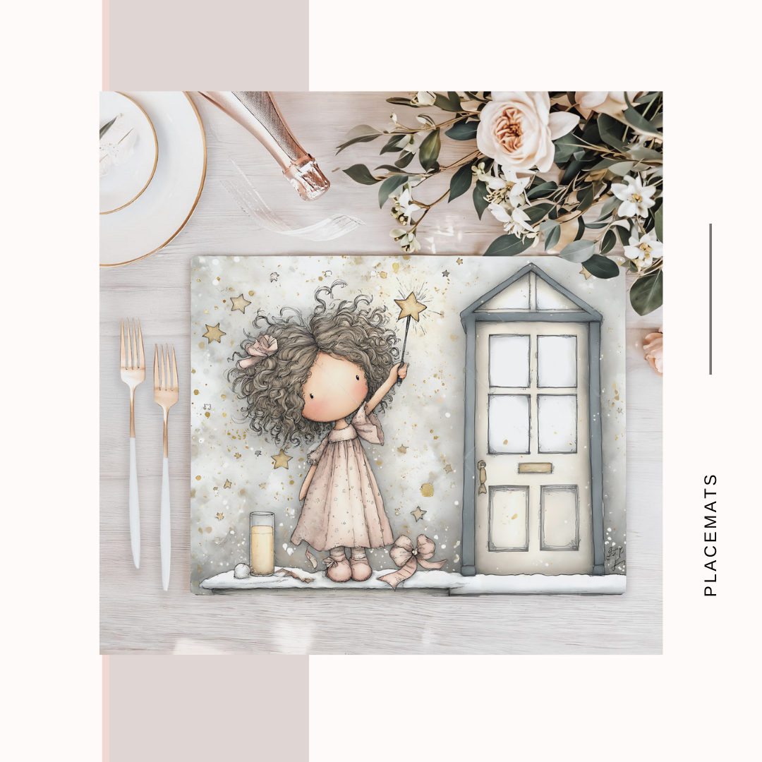Wooden Placemats – (Set of 6) New year