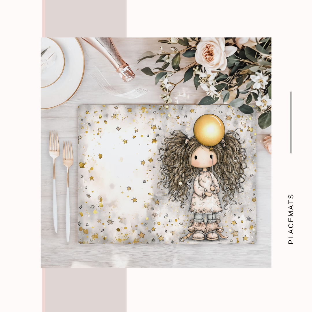 Wooden Placemats – (Set of 6) New year