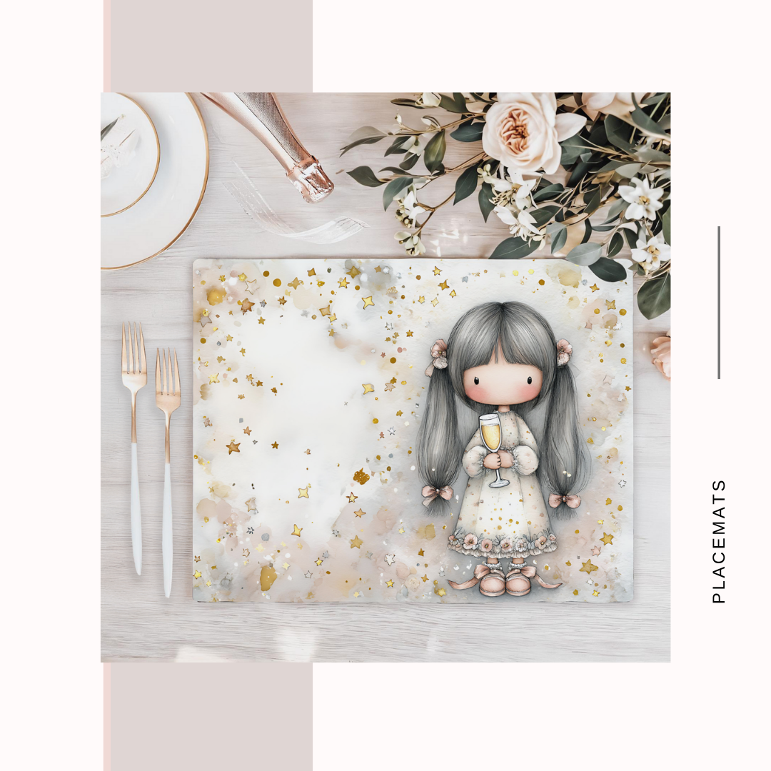 Wooden Placemats – (Set of 6) New year