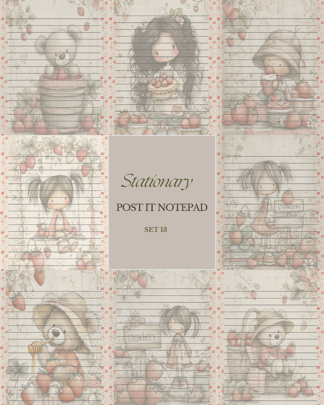 Illustrated Notepads (Set of 6)