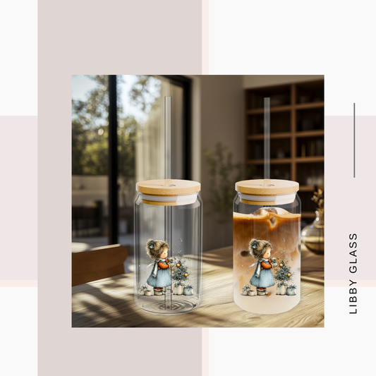 Libby Glass Festive Girl