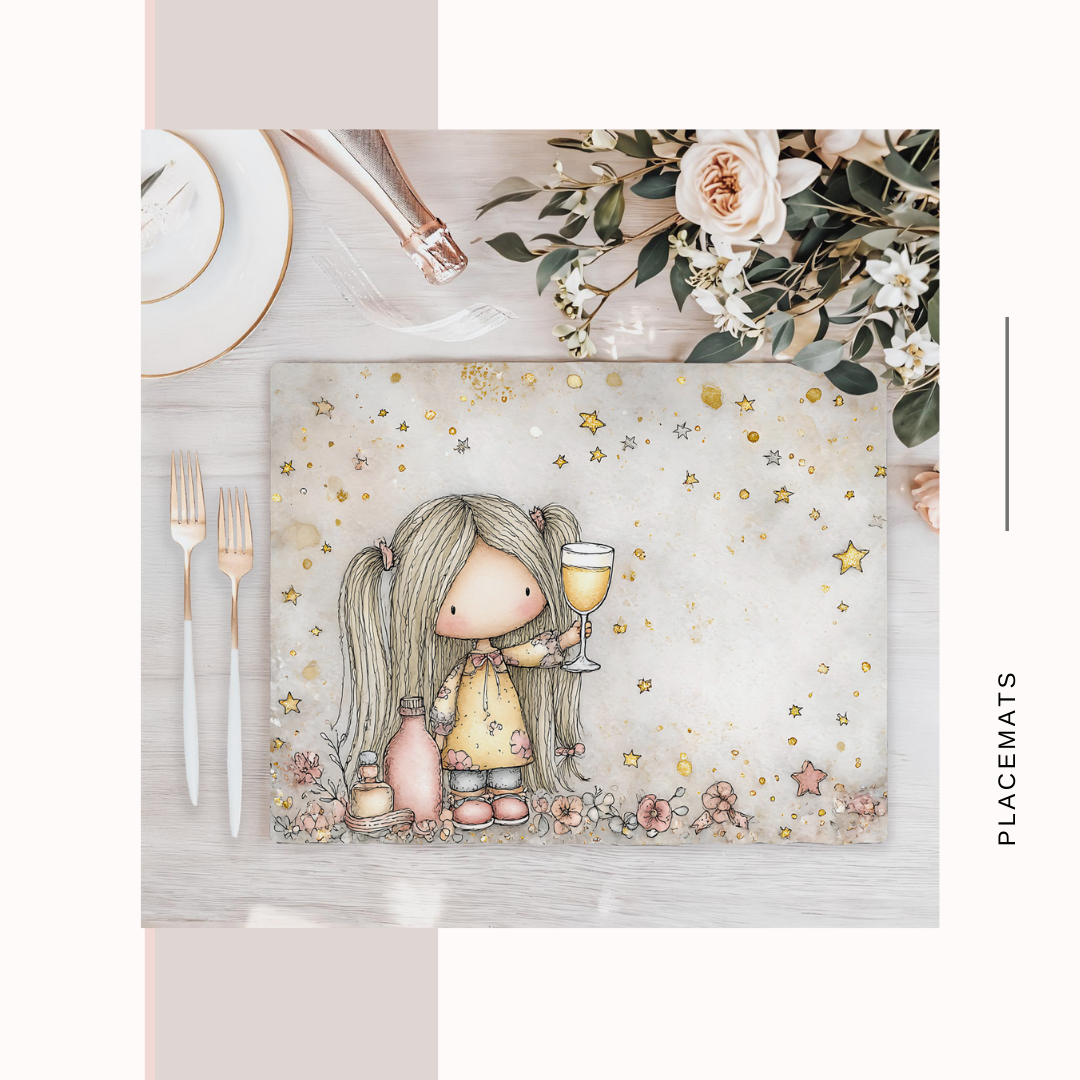 Wooden Placemats – (Set of 6) New year