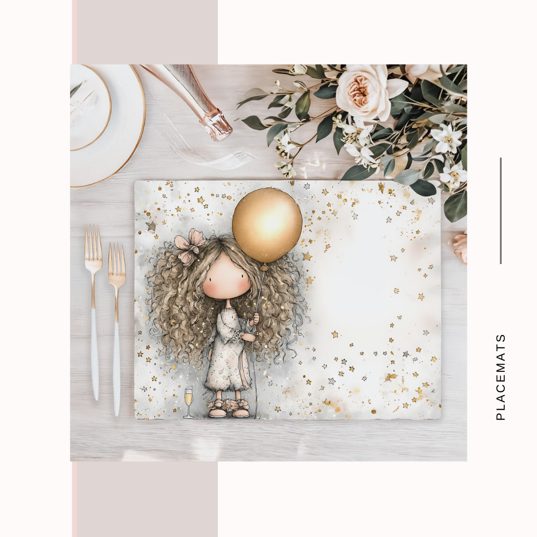 Wooden Placemats – (Set of 6) New year