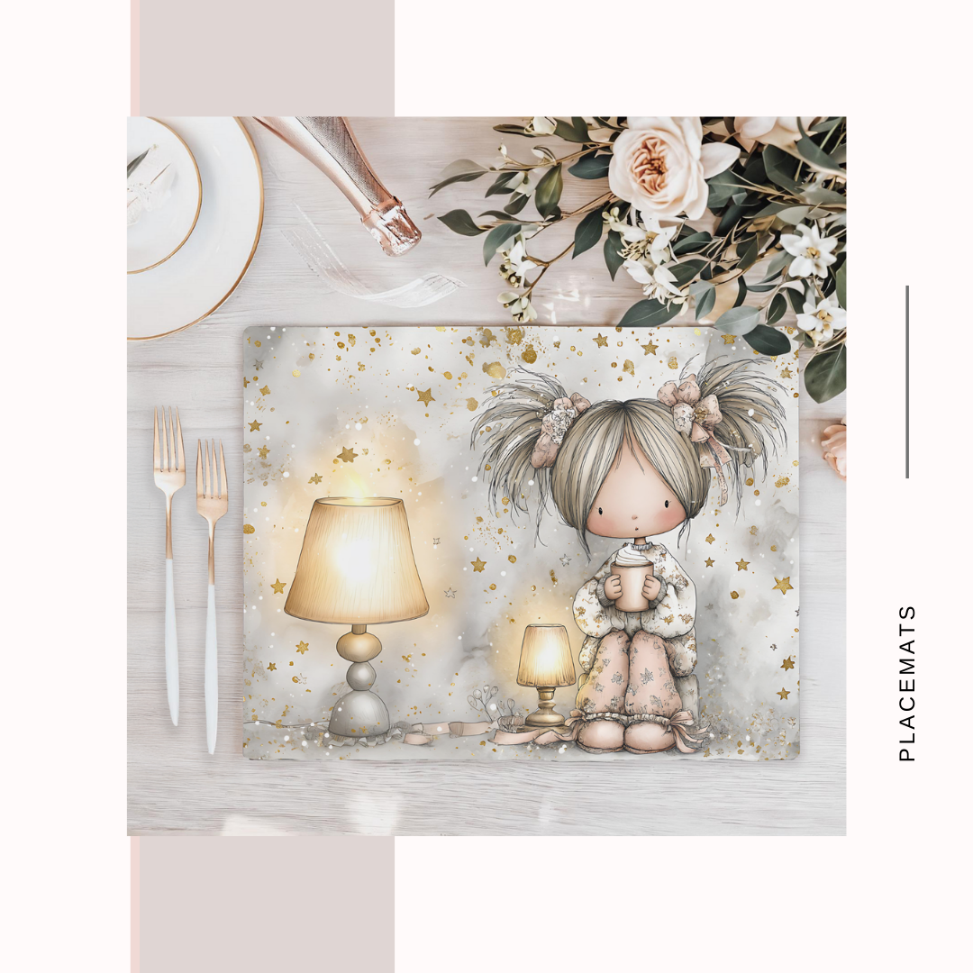 Wooden Placemats – (Set of 6) New year