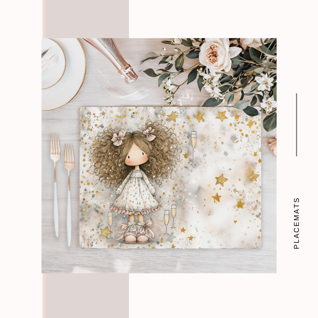Wooden Placemats – (Set of 6) New year