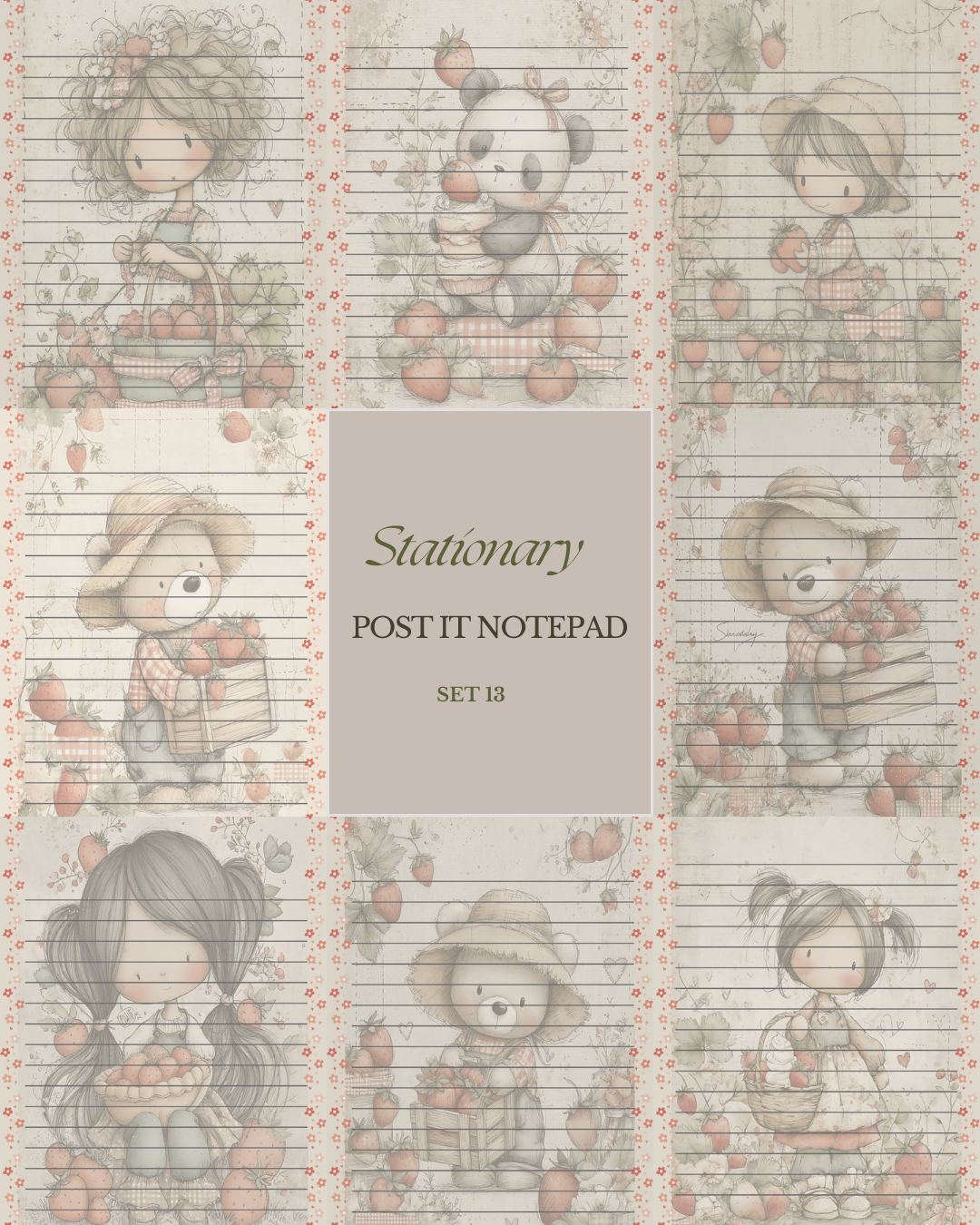 Illustrated Notepads (Set of 6)