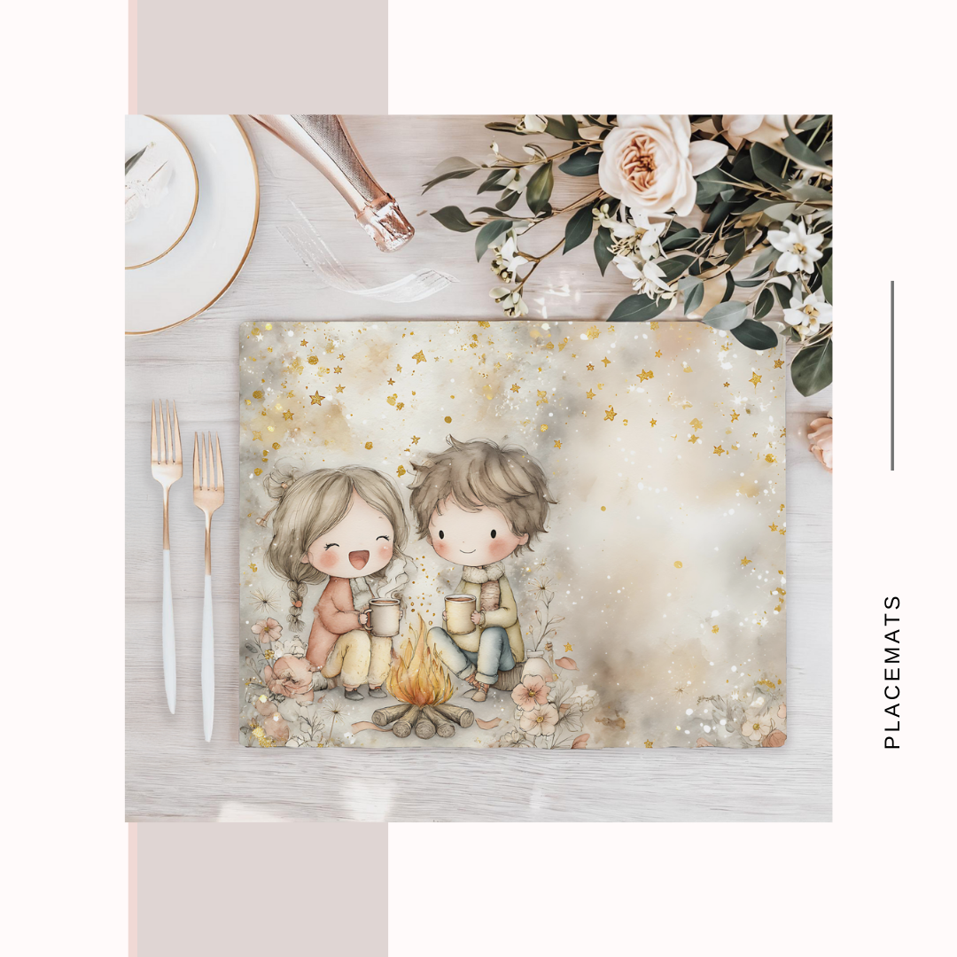 Wooden Placemats – (Set of 6) New year