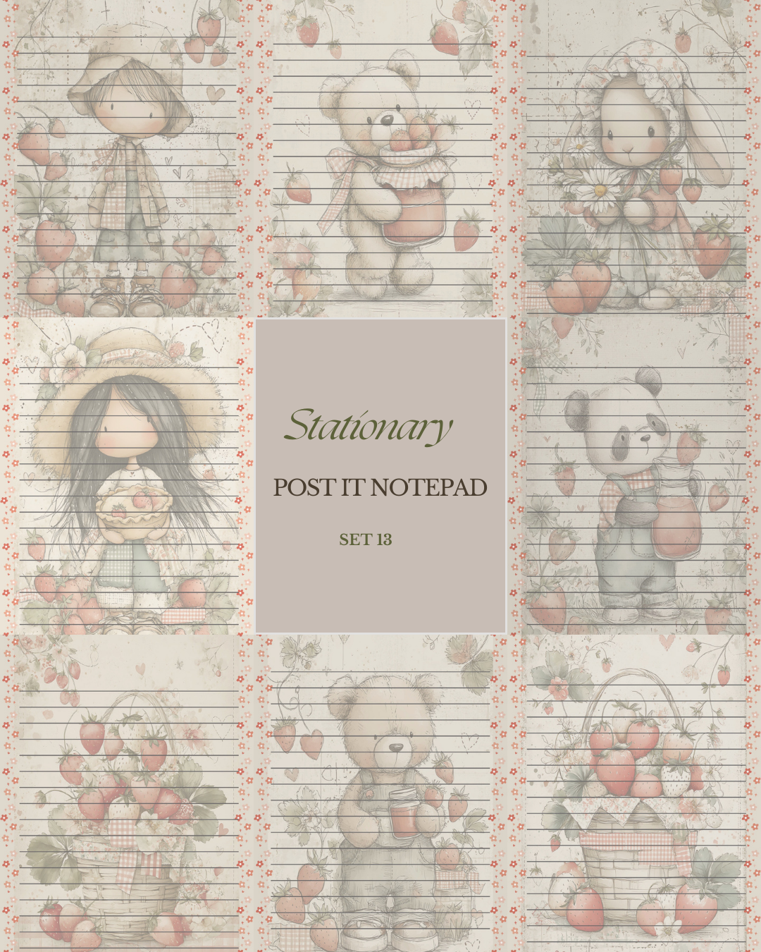 Illustrated Notepads (Set of 6)