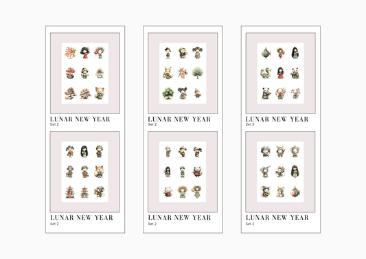 Sticker Sheets Lunar New Year