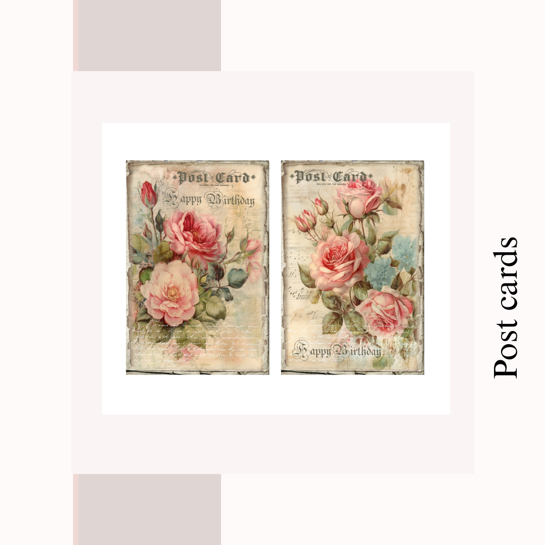 Shabby Chic Postcards