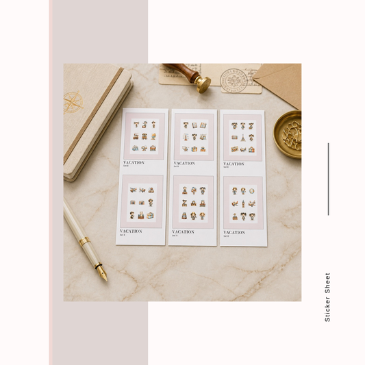 Sticker Sheets Vacation