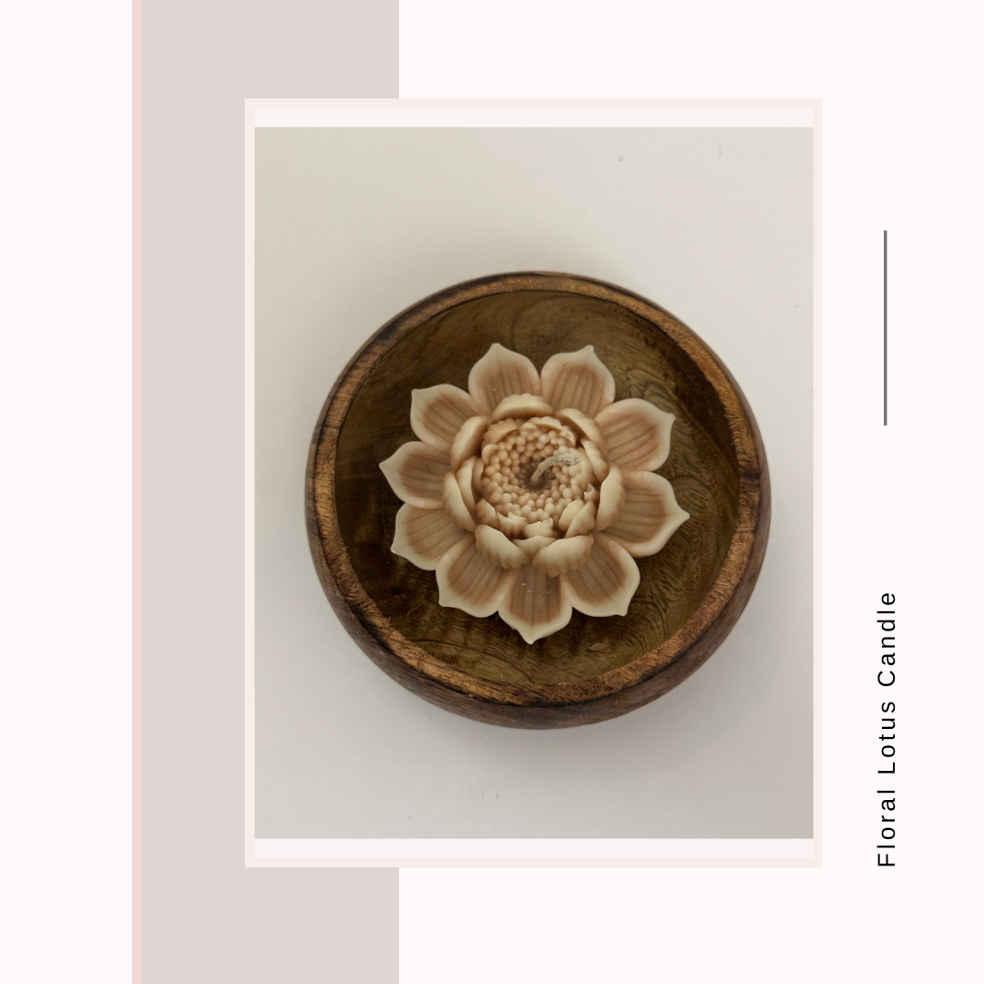 Floral Lotus Candle